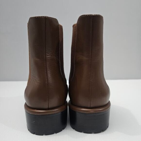 NEW Stuart Weitzman Laine Ankle Bootie Womens 8.5 Brown Leather Chelsea Fall - Picture 6 of 12